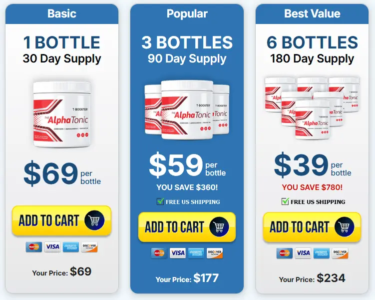 alpha tonic price